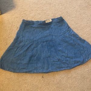 Madewell Jean mini Skater skirt